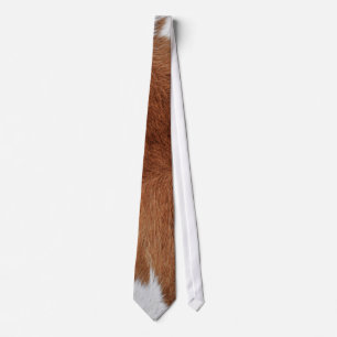 Cow Fur Tie