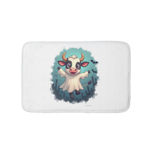 Cow Ghost Boo-levard Bath Mat