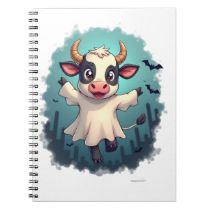 Cow Ghost Boo-levard Notebook