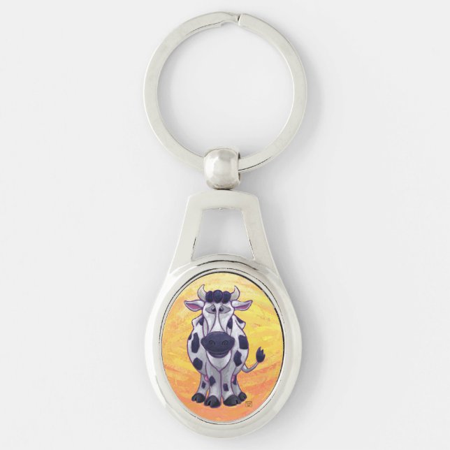 Cow Gifts & Accessories Key Ring (Front)