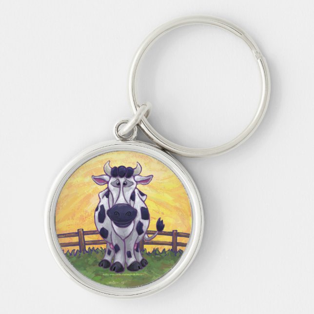 Cow Gifts & Accessories Key Ring (Front)