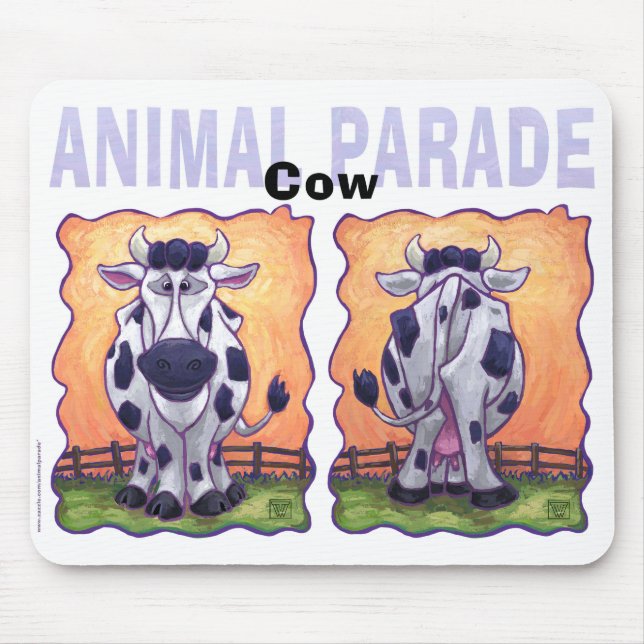 Cow Gifts & Accessories Mouse Pad (Front)