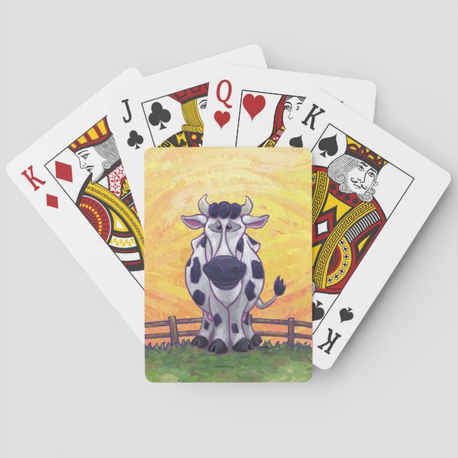 Cow Gifts & Accessories Playing Cards (Back)