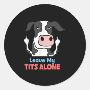 Cow Gifts Cute Cow Lovers Cow Owner Gift Classic Round Sticker