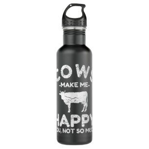 Cow Gifts for Cow Lovers - Funny Cow Humor  710 Ml Water Bottle