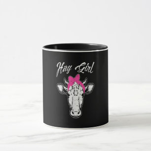Cow Girl Farmer Gift Cool Cow Animal Idea Mug