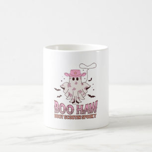 Cow girl Spooky Funny Western Halloween Coffee Mug