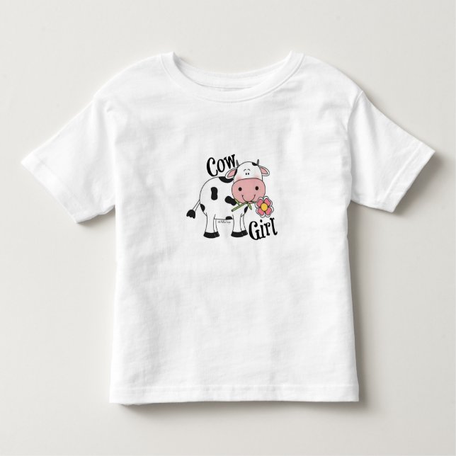 COW GIRL TODDLER TEE (Front)