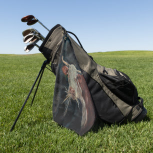 Cow! Golf Towel