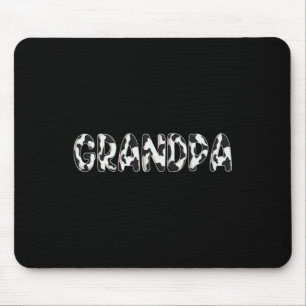 Cow Grandpa Birthday Family Matching Fathers Day B Mouse Pad