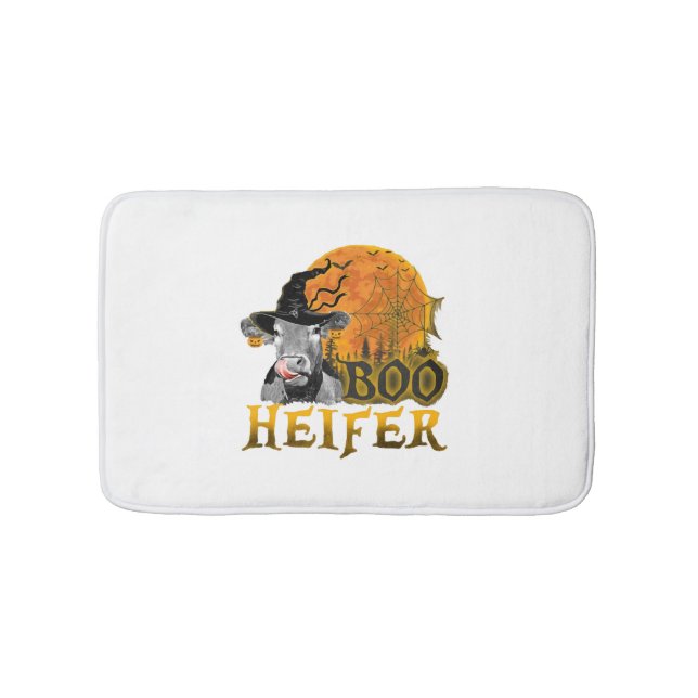 Cow Halloween Bath Mat (Front)