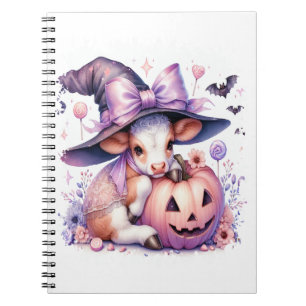 Cow Halloween Square Notebook