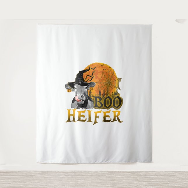 Cow Halloween Tapestry (Front)
