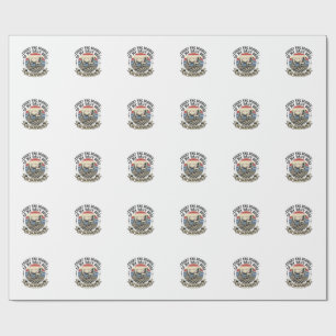 Cow Happiness Vintage Farm Vector Shirt Design_1 Wrapping Paper