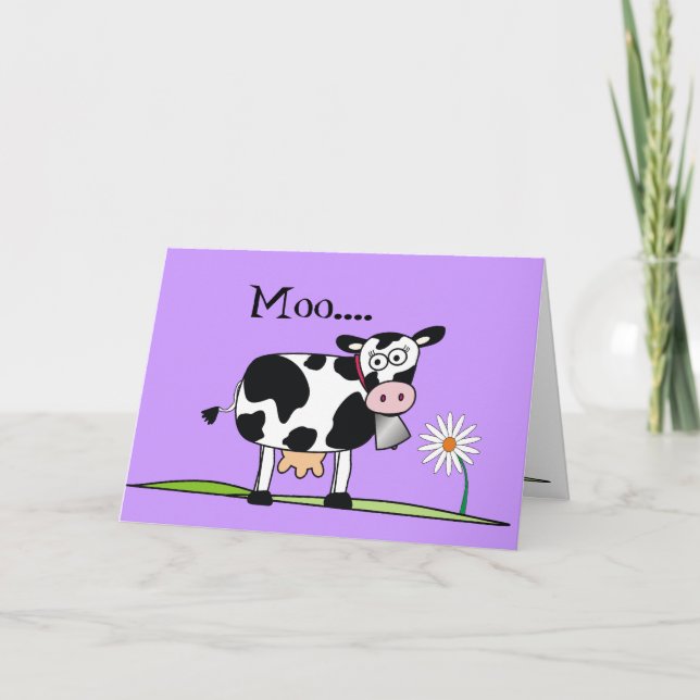 Cow-Happy Mudders Days Card (Front)