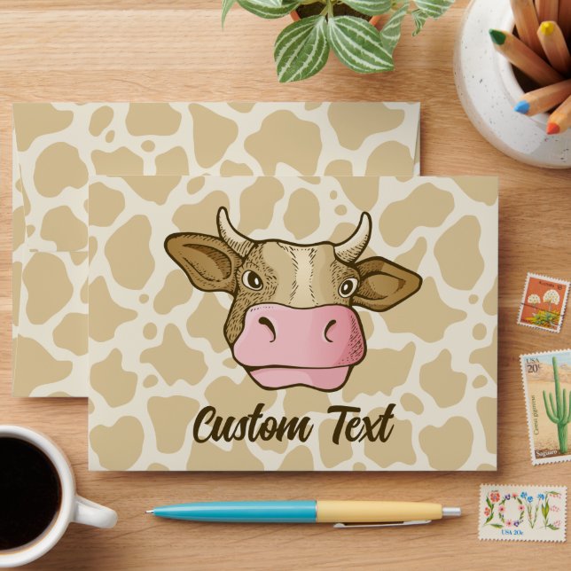 Cow Head Envelope (Desk)