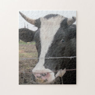 Cow Head Jigsaw Puzzle