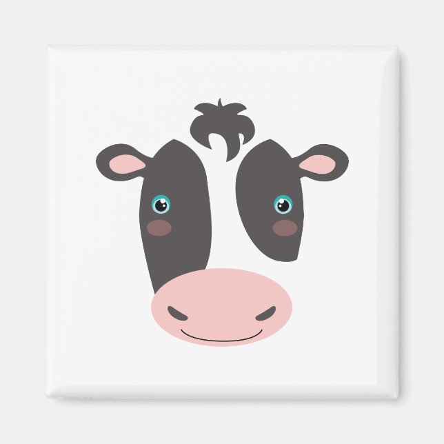 Cow Head Magnet (Front)