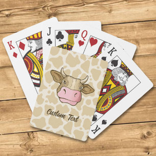 Cow Head Playing Cards