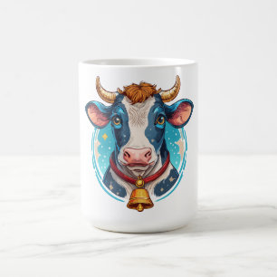 Cow head portrait coffee mug