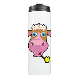 Cow Head Thermal Tumbler