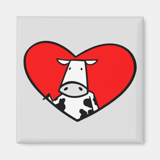 Cow Heart magnet (Front)
