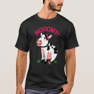 Cow Heifer Mum Baby Mummy Moo Moomy Cow T-Shirt