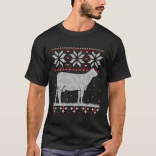 Cow Heifer Ugly Sweater Cattle Farming Life Gifts 