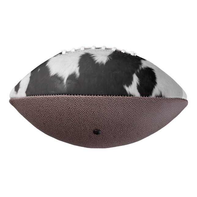 cow hide black white football (Rotated 270)