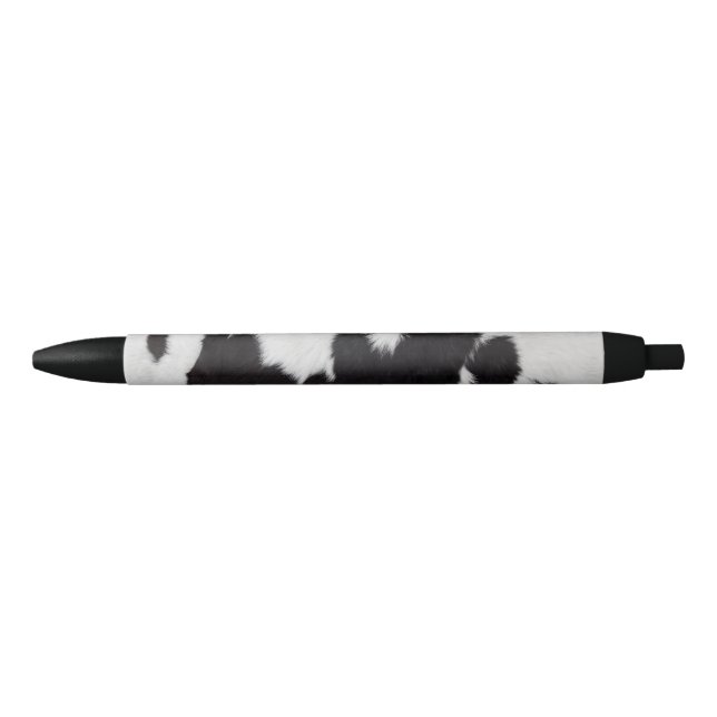 cow hide black white ink pen (Front)