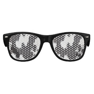 Cow hide Black White  Kids Sunglasses
