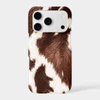 Cow Hide Design Throw Pillow