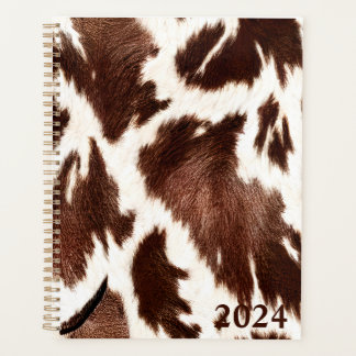 Cow Hide Print  Planner