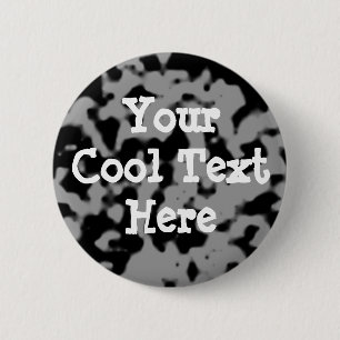 Cow Hide - Template 6 Cm Round Badge