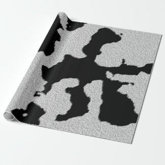 Cow Hide Wrapping Paper