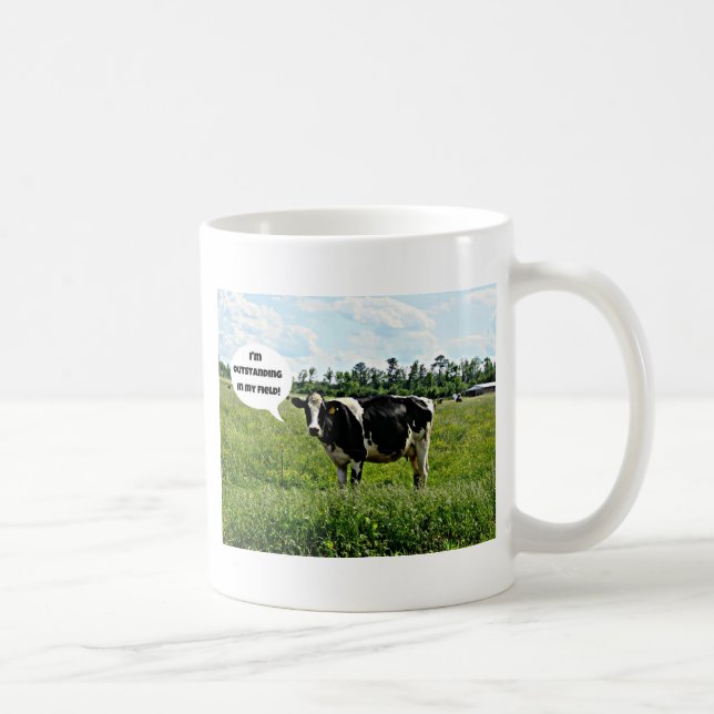 Cow Humour Coffee Mug (Right)