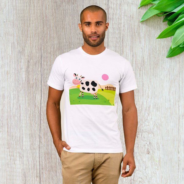 Cow In A Field Mens T-Shirt (Creator Uploaded)