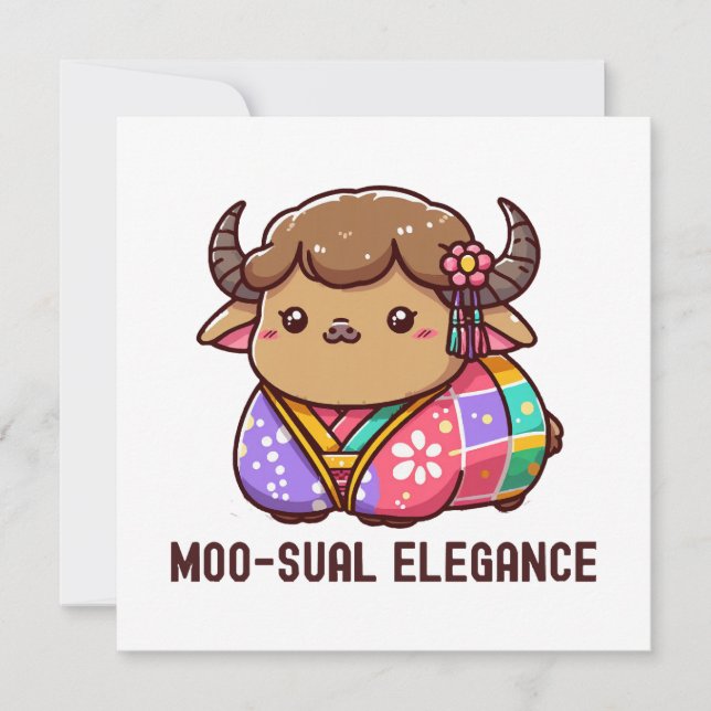 Cow in Elegance in Highland (Front)