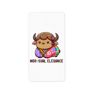 Cow in Elegance in Highland Label