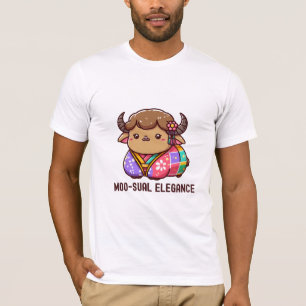 Cow in Elegance in Highland T-Shirt