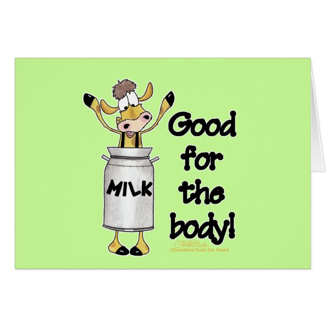 Cow in Milk Can (Front Horizontal)