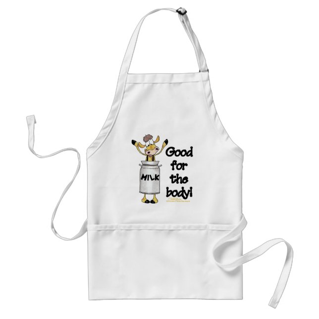 Cow in Milk Can Standard Apron (Front)
