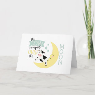 Cow Jumped Over Moon Card