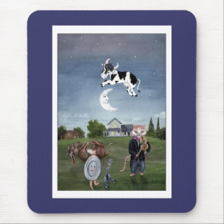 Cow Jumped Over the Moon Mouse Pad