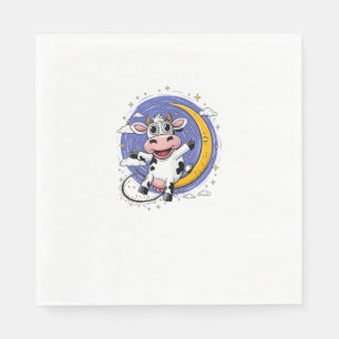 Cow jumps over the moon _1 napkin