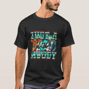 Cow Just A Little Moody Cow Cow Men Women Kids T-Shirt