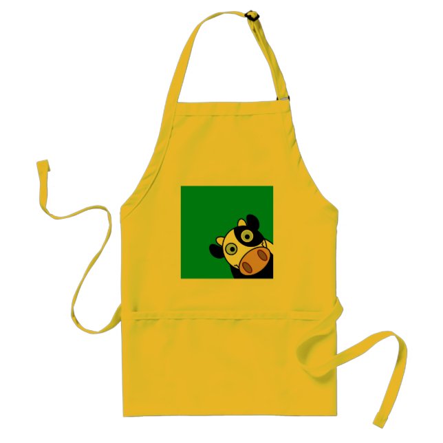 cow@keychain-apparel-darkapparel standard apron (Front)