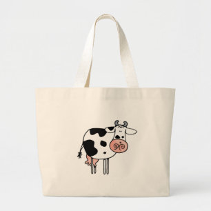 cow large tote bag