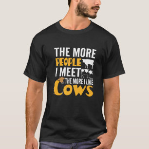 Cow Like Cows More Than People Women Men Kids T-Shirt