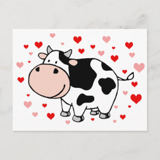 Cow Love Postcard